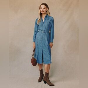 Bella Dahl Western Yoke Midi Dress